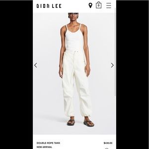 Dion Lee DOUBLE ROPE TANK